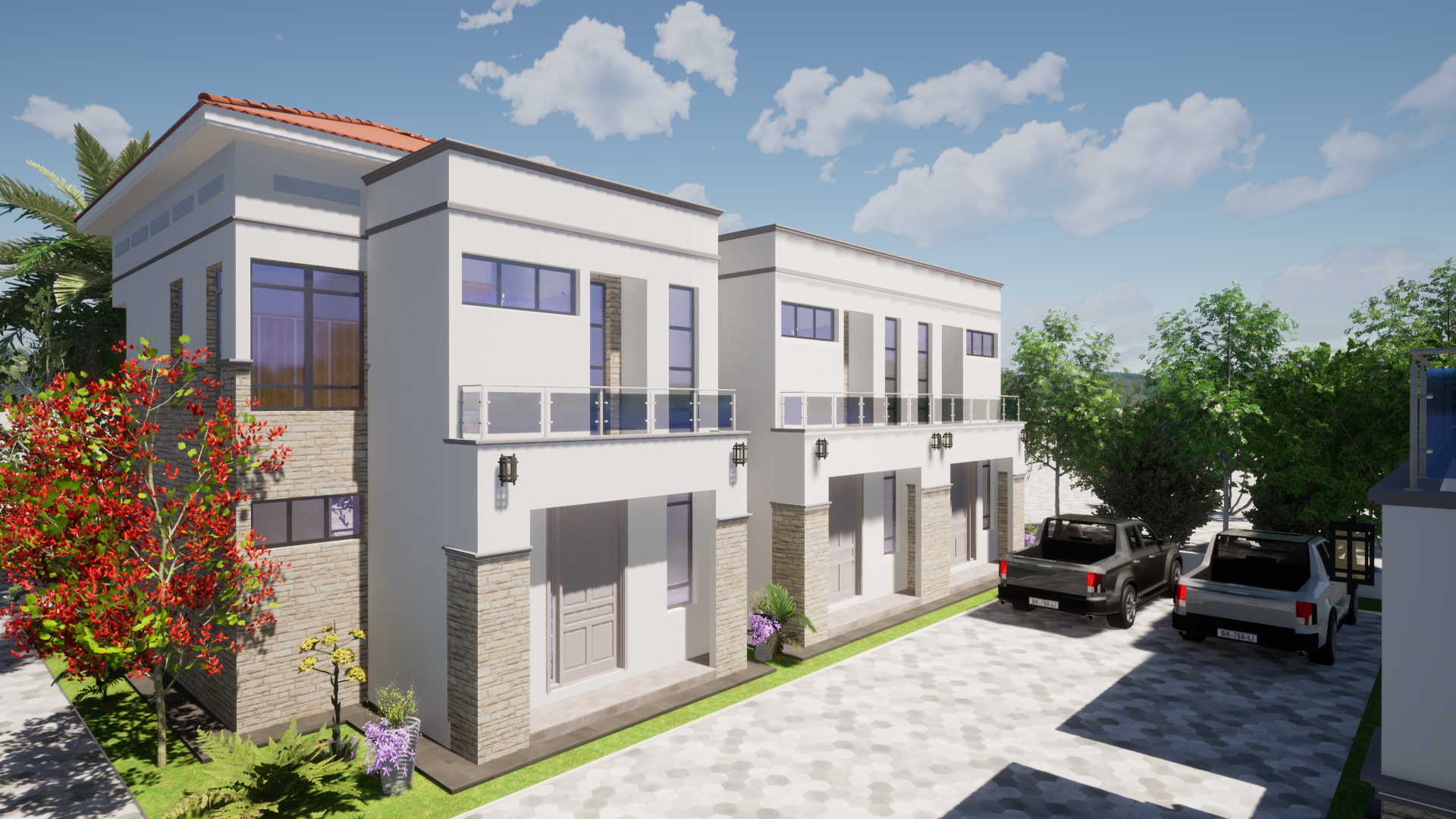 PROPOSED 6 TWO BEDROOM MAISONETTE